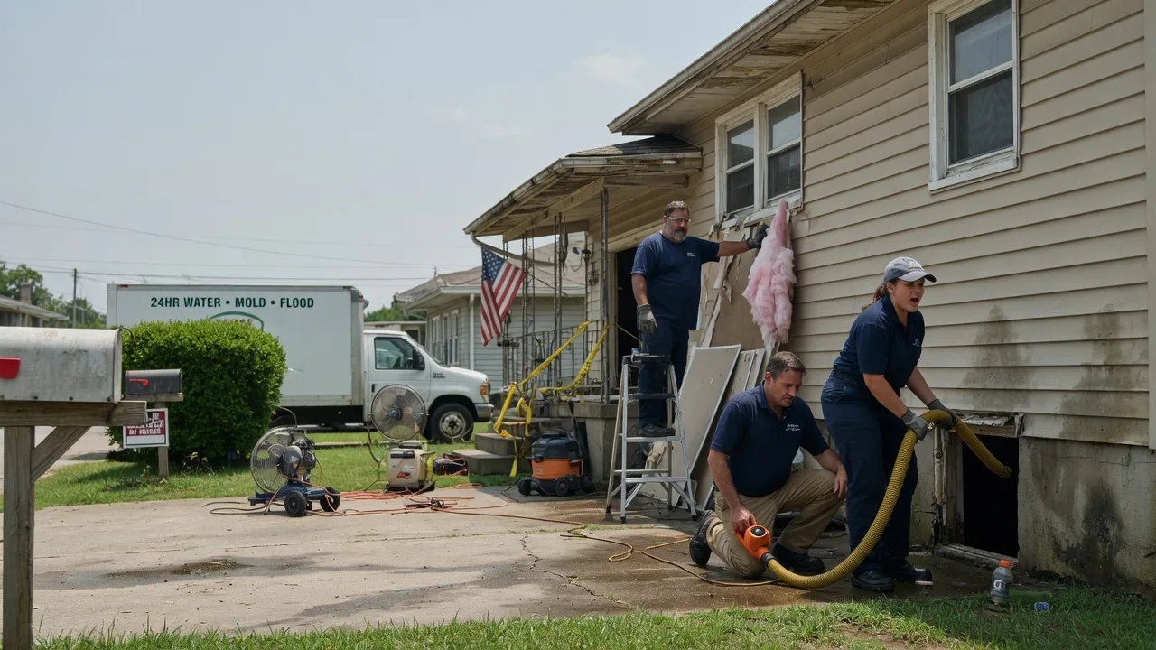 Water Damage Repair in Rudolph, OH near me